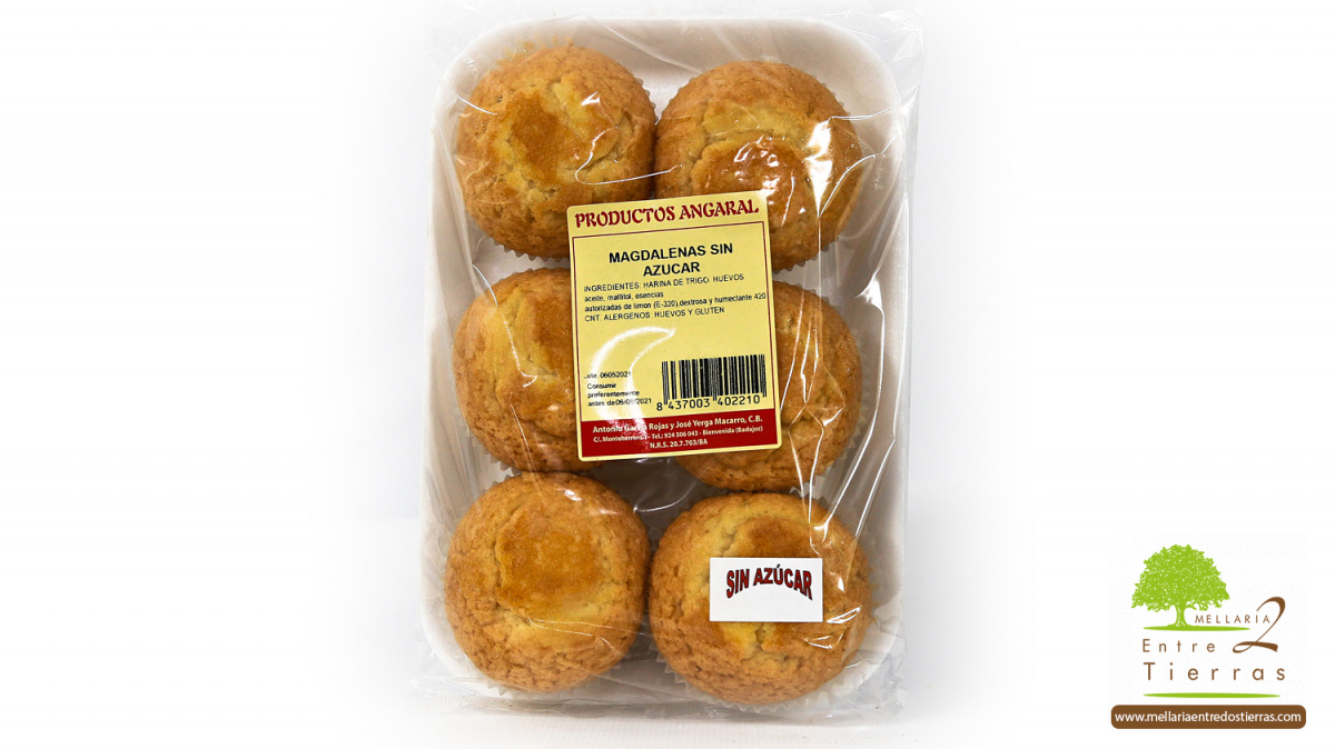 Magdalenas Caseras Sin Azucar