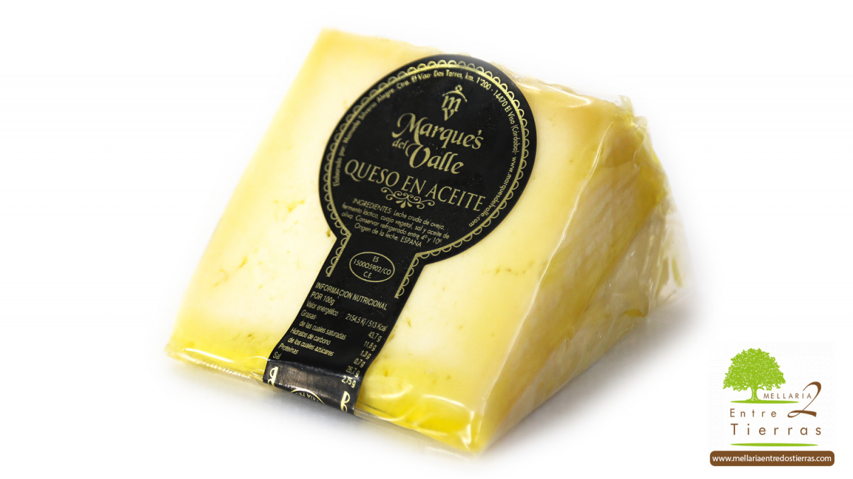 Queso Oveja Curado  Cuña Aceite